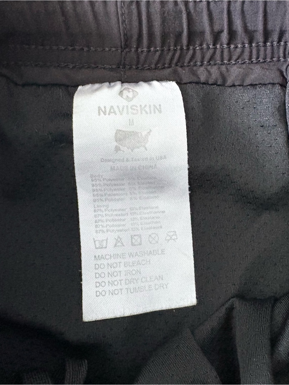Men's Black Athletic Shorts - Lined - Picture 4 of 11